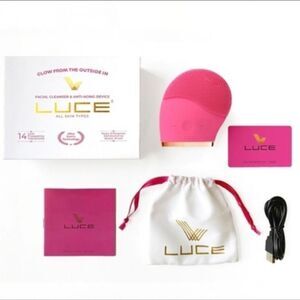 🆕️🧼LUCE 180° Facial Cleansing and Anti-Aging Device, Fuschia